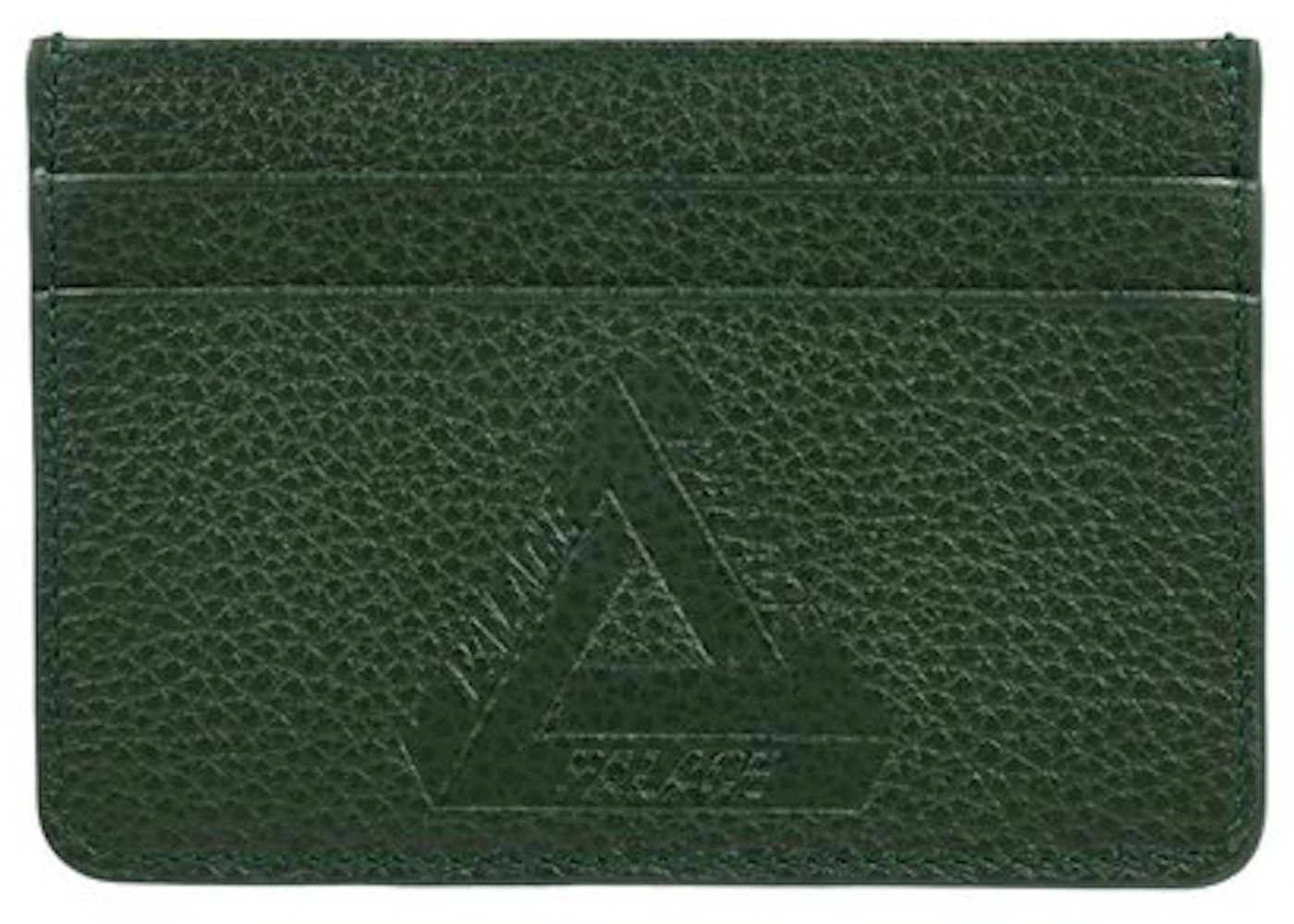 CELINE, Logo-Print Leather Cardholder, Men, Green