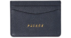 Palace Leather Card Holder Navy