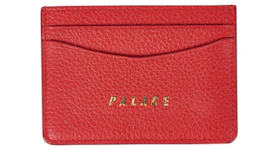 Palace Leather Card Holder Red