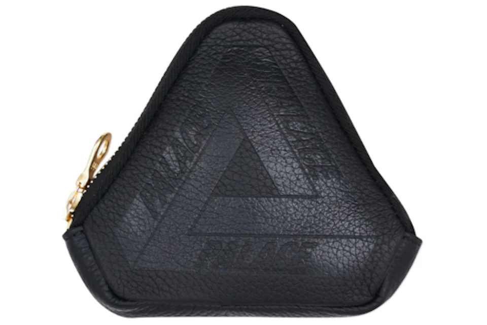 Palace Leather Coin Wallet Black