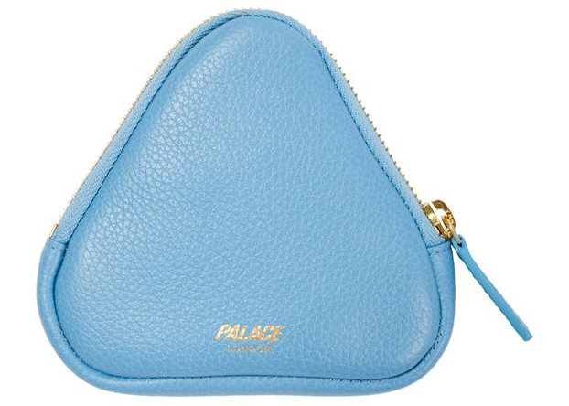 Palace Leather Coin Wallet Blue - FW21 - US