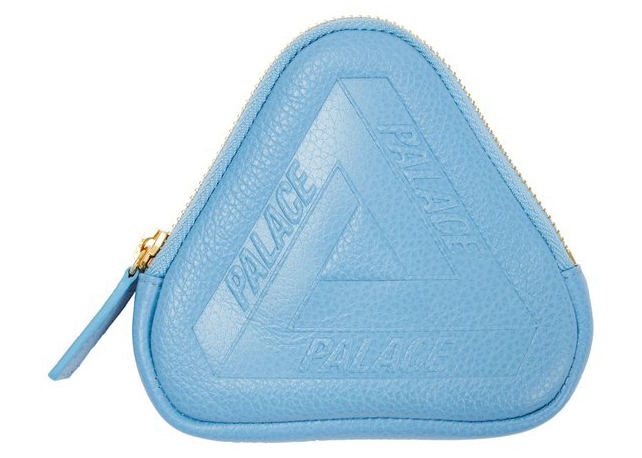 Palace Leather Coin Wallet Blue - FW21 - JP