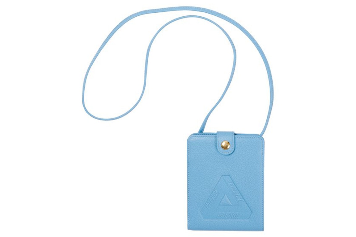 Pre-owned Palace Leather Hanging Wallet Blue