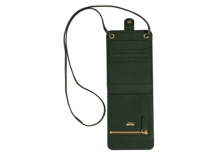 palace  leather hanging wallet greenalltime