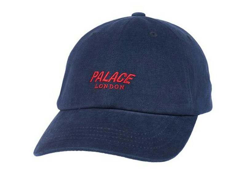 Palace Leather Strap 6-Panel Navy