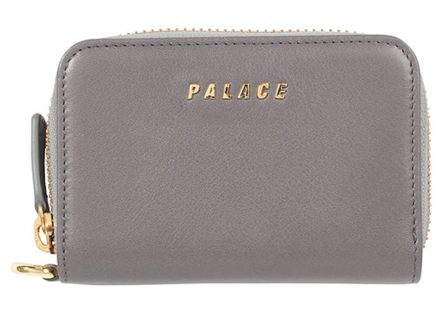 Palace Leather Zip Wallet Grey - SS19 - US