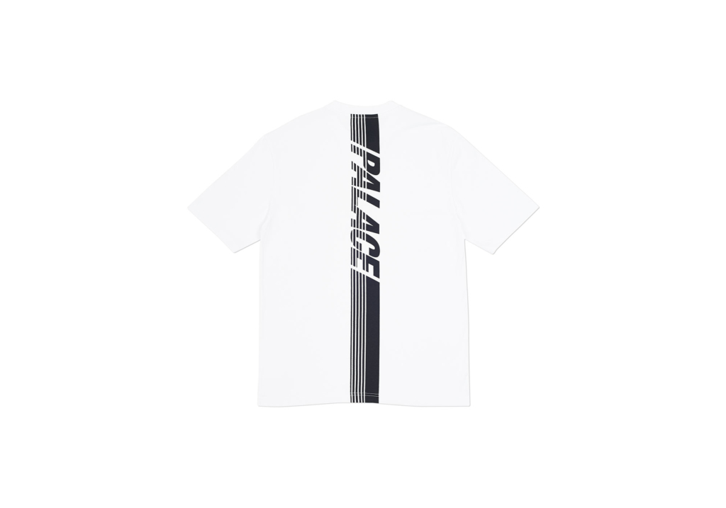 Palace Line Stripe T-Shirt White Men's - Winter 2017 - US