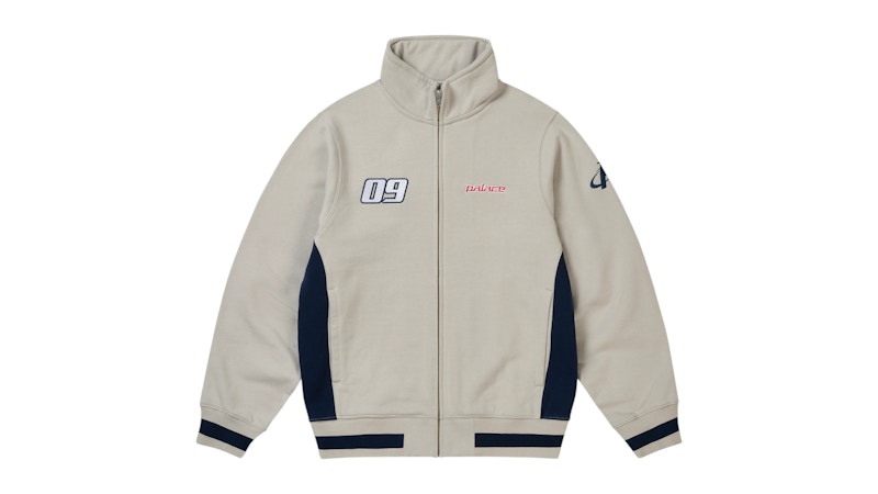 Palace Linky Zip Funnel Top Concrete Grey Men's - SS26 - US
