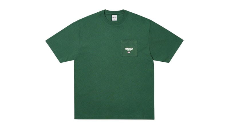 Palace Location T-Shirt Racey Green Men's - SS26 - US