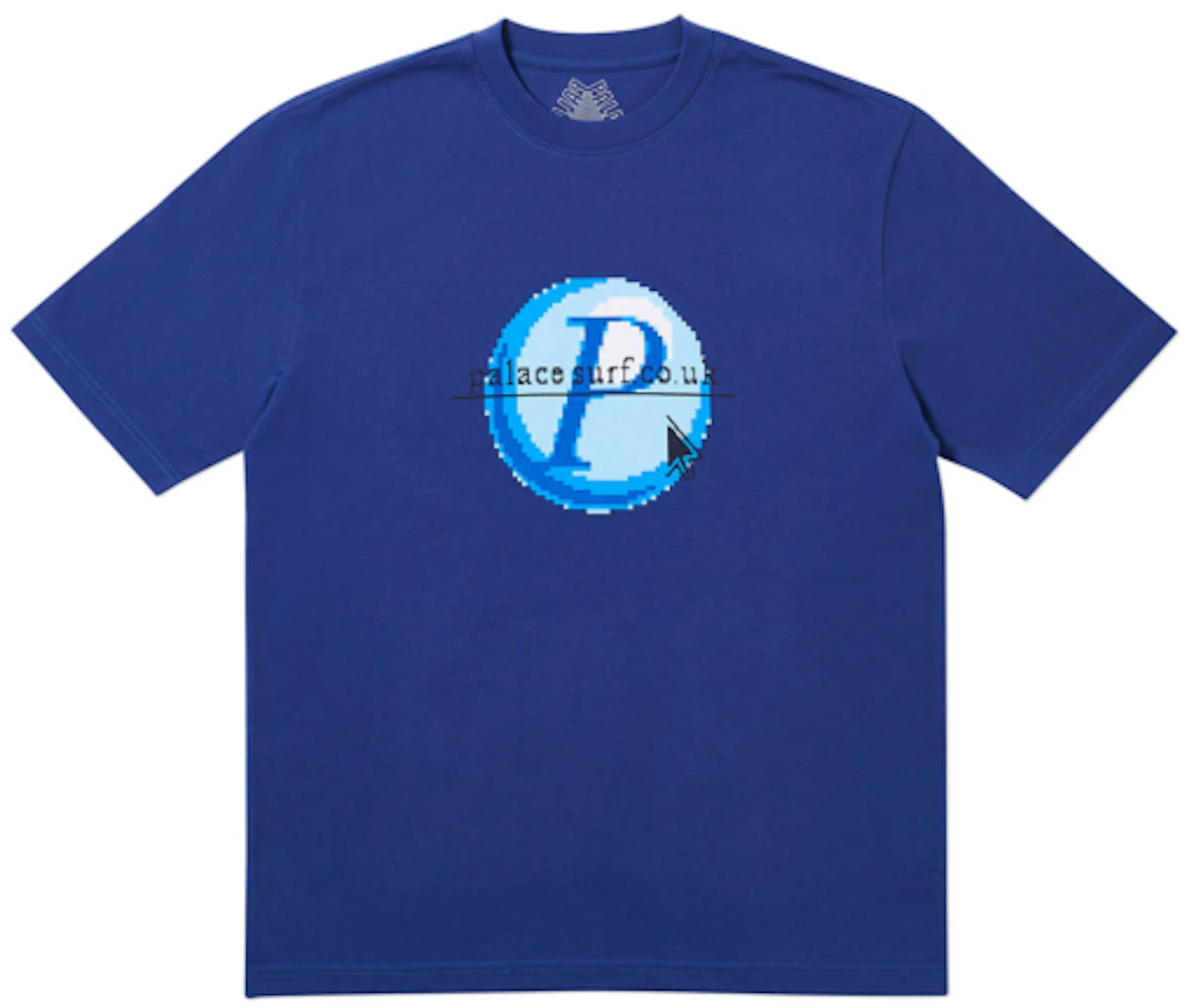 Palace Log On T-Shirt Blue Men's - FW19 - US