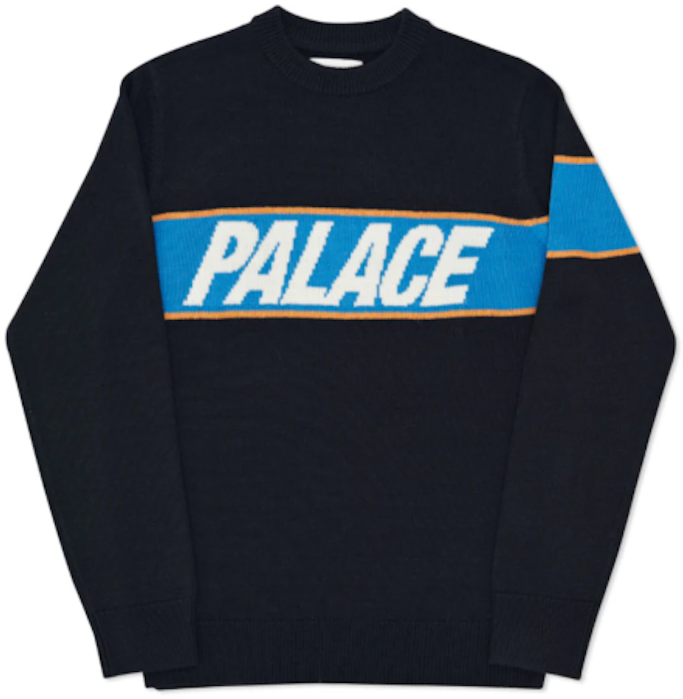 Palace Logo Knit Black Men's - Winter 2016 - US