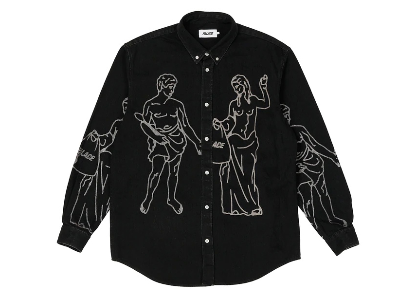Palace Londinium Shirt Black Men's - SS22 - US