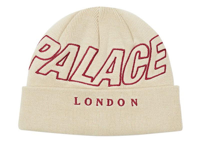 Palace London Beanie Khaki - FW20 - US