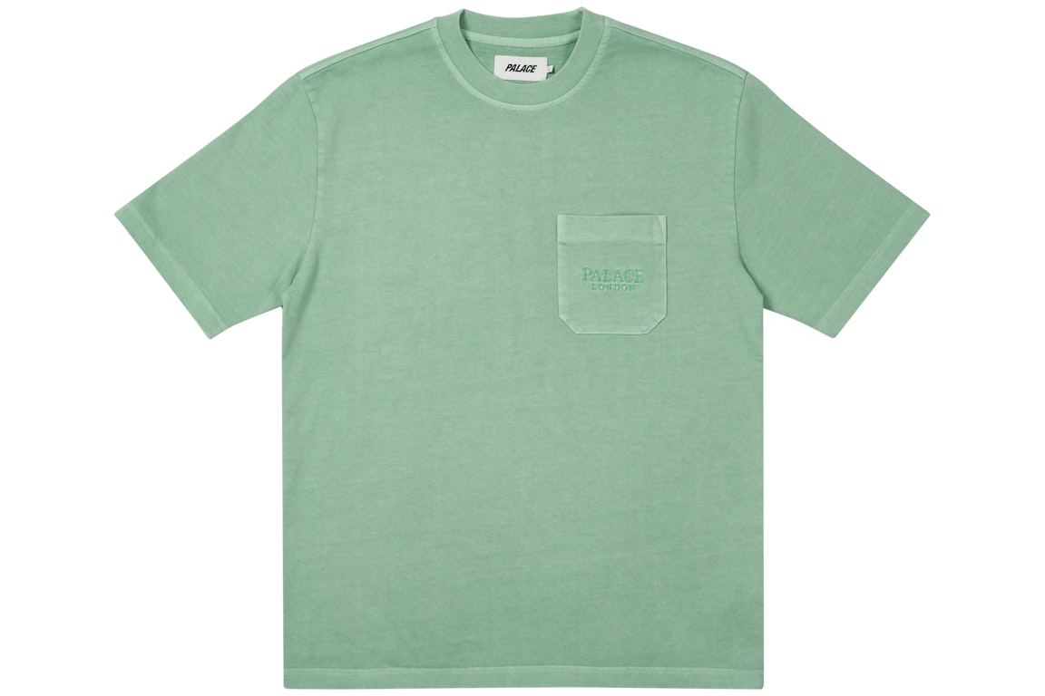 Pre-owned Palace London Heavy Pocket T-shirt Green