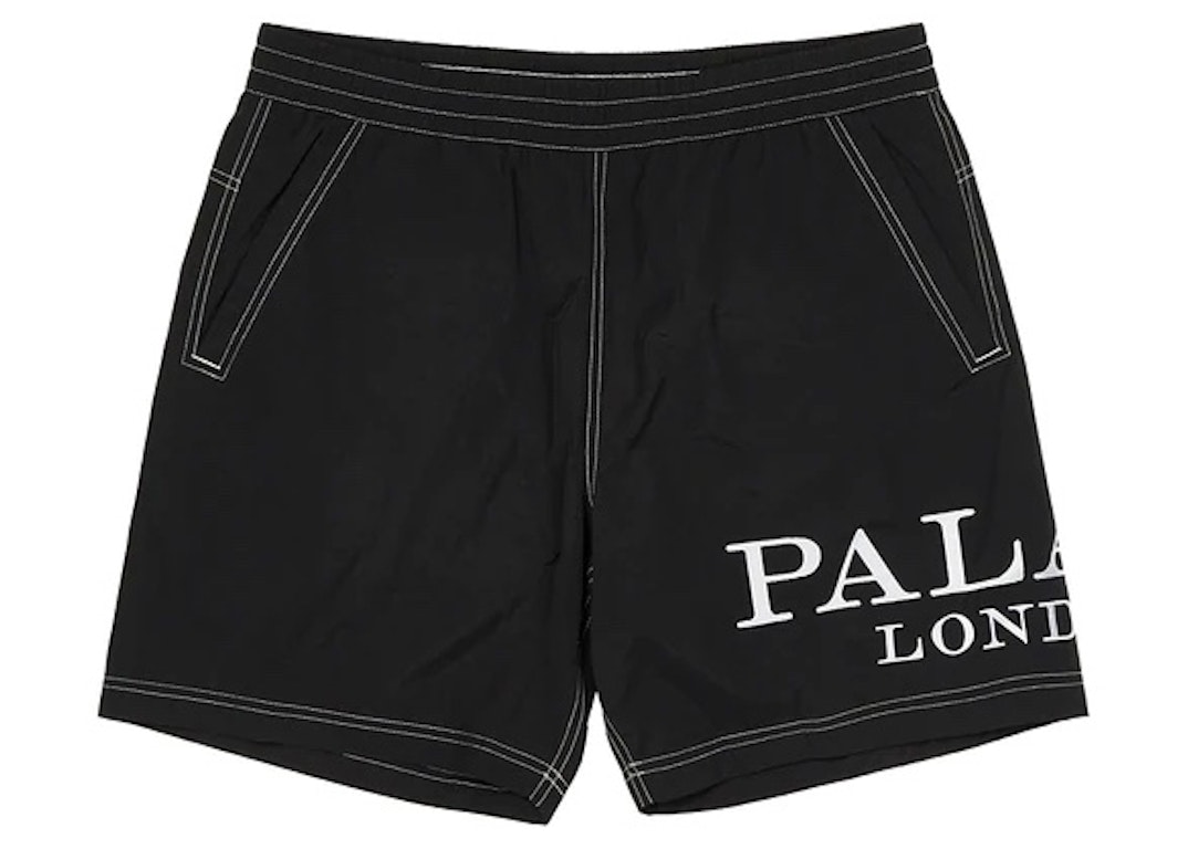 Pre-owned Palace London Swim Shorts Black