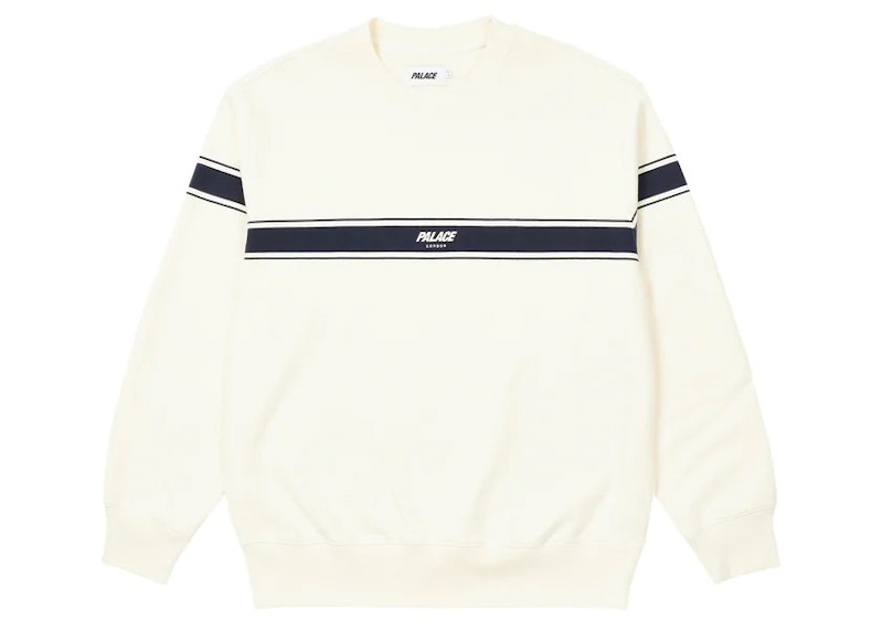 PALACE LONDON TRI BAND CREW off white