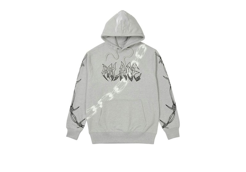 Palace Lotties Devil Hood Grey Marl