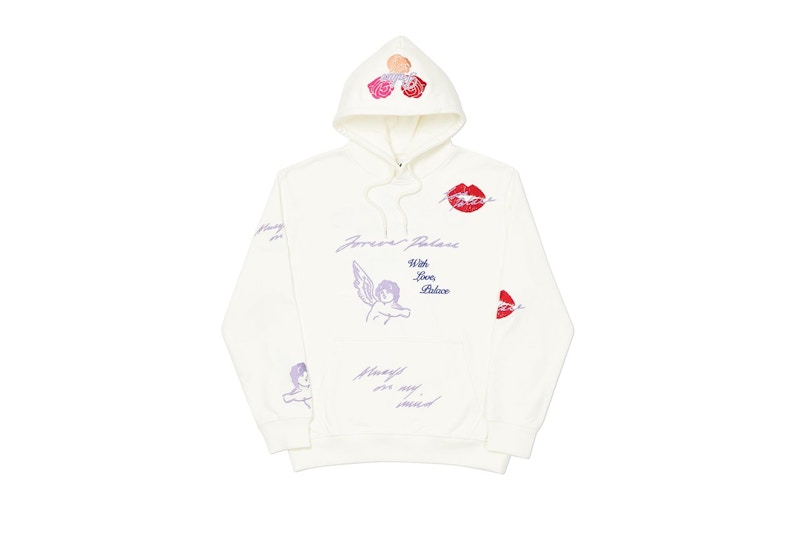 Palace alphabet hot sale hoodie