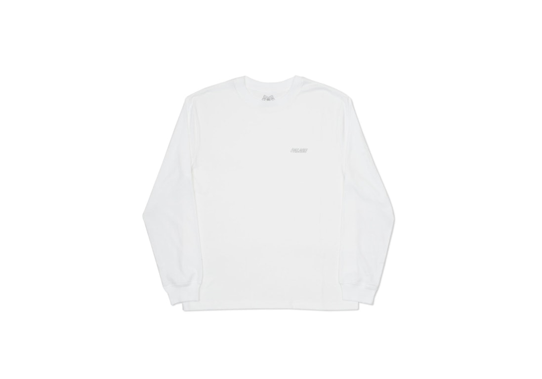 Pre-owned Palace Low Key L/s T-shirt Summer 2016 White