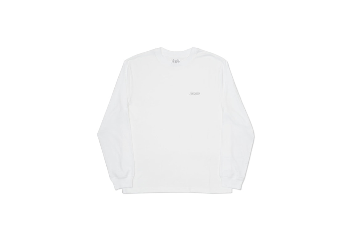 Pre-owned Palace Low Key L/s T-shirt Summer 2016 White