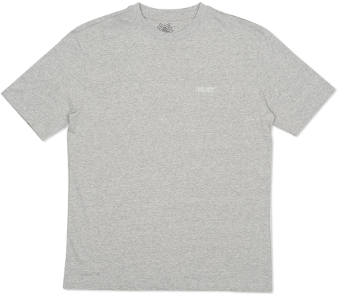 Palace Low Key T-Shirt Grey Marl Men's - Summer 2016 - US