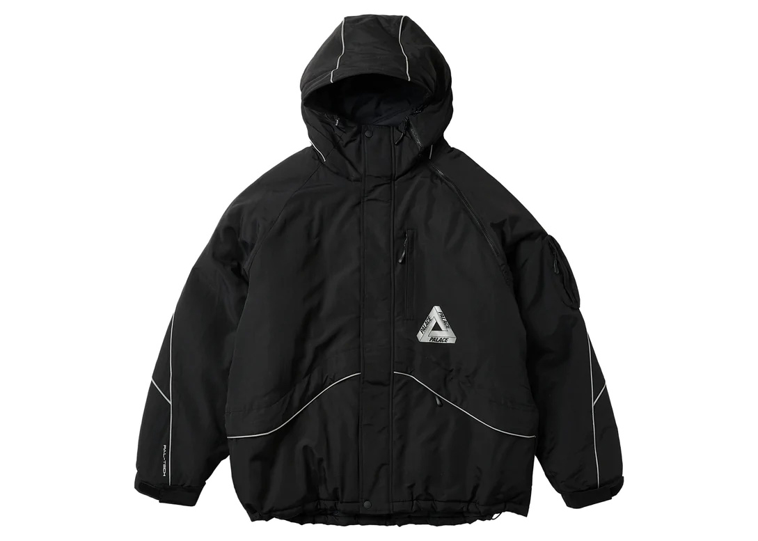 Palace M-Tech Hooded Jacket Black メンズ - FW22 - JP