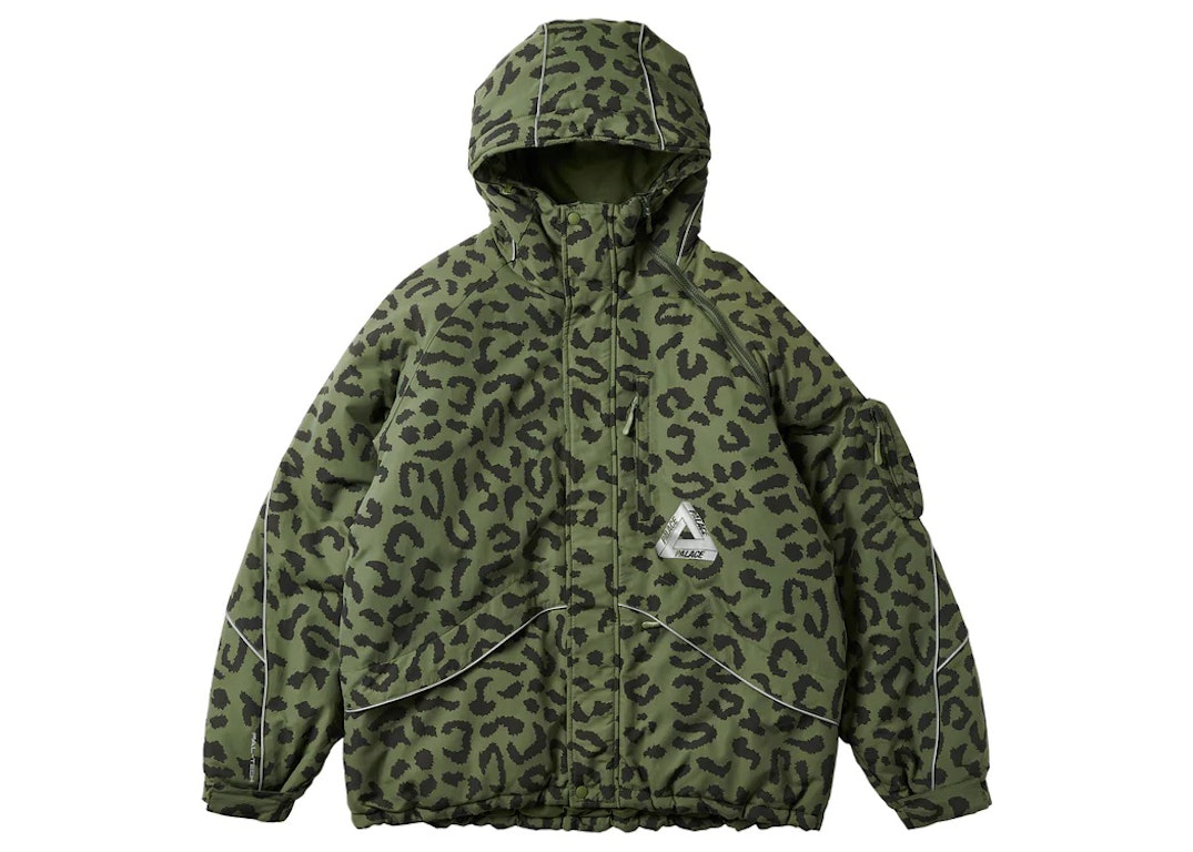 Pre-owned Palace M-tech Hooded Jacket Cheetah