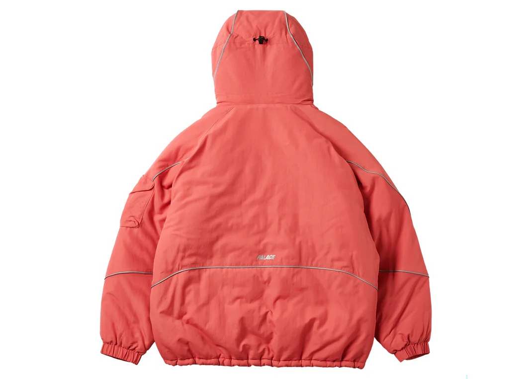 Palace M-Tech Hooded Jacket Red Men's - FW22 - US