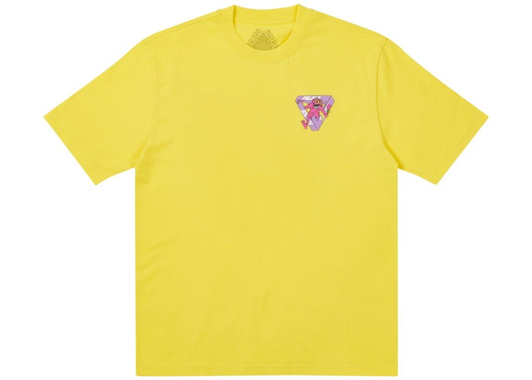 Pre-owned Palace M-zone Mutant Ripper T-shirt Yellow
