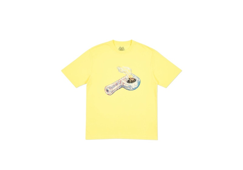Palace Machine T-Shirt Light Yellow
