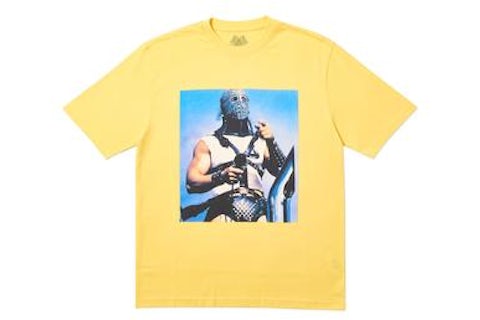 Palace Mad Maximum T Shirt Yellow FW19 TW