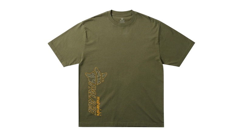 直営店に限定 Palace US - SS25 - Men's Olive T-Shirt Star Temple Maharishi トップス