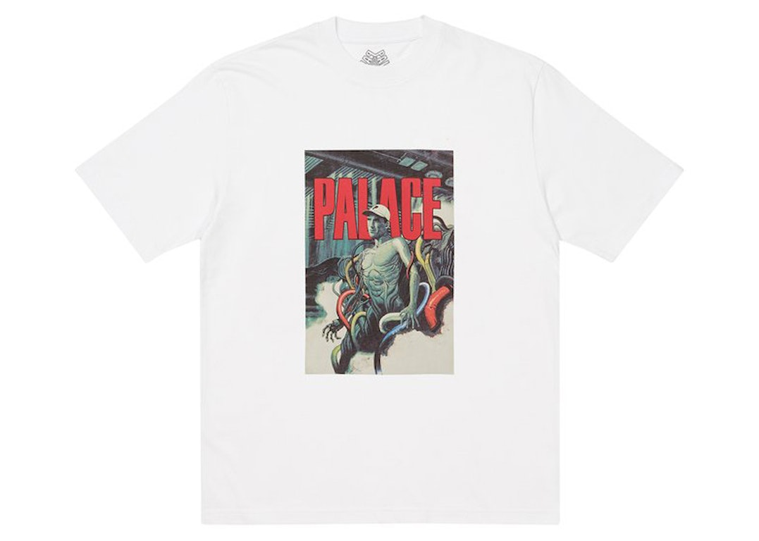 Pre-owned Palace Mangas T-shirt White