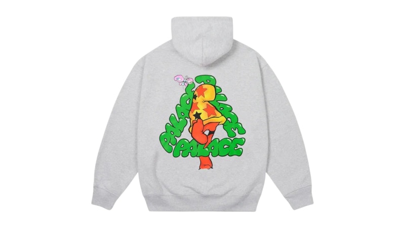 Palace Mark Bode Hood Grey Marl Men's - FW25 - US