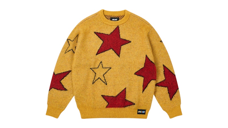 トップス PALACE Mark Bode Knit yellow Palace Mark Bode Knit Yellow Men's - FW25 - US