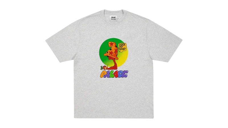 Palace Mark Bode T-Shirt Grey Marl Men's - FW25 - US