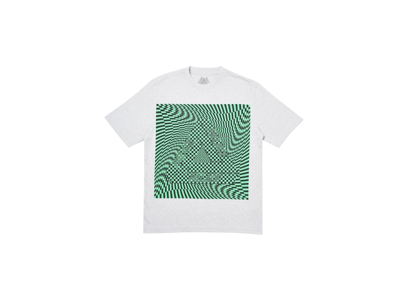 Pre-owned Palace Men's Mash Eye T-shirt In Grey Marl In Gray