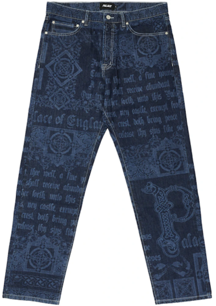 Palace Medieval Trouser Blue Men's - FW21 - US