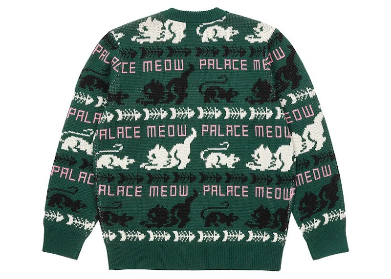 Palace Meow Meow Knit Green