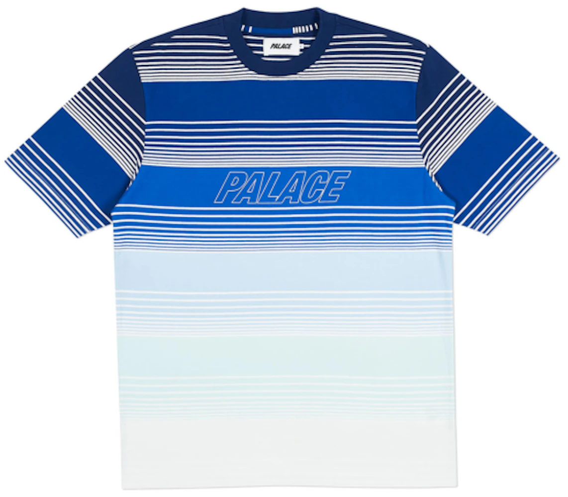 Palace Merge T-Shirt Blue Men's - SS18 - GB