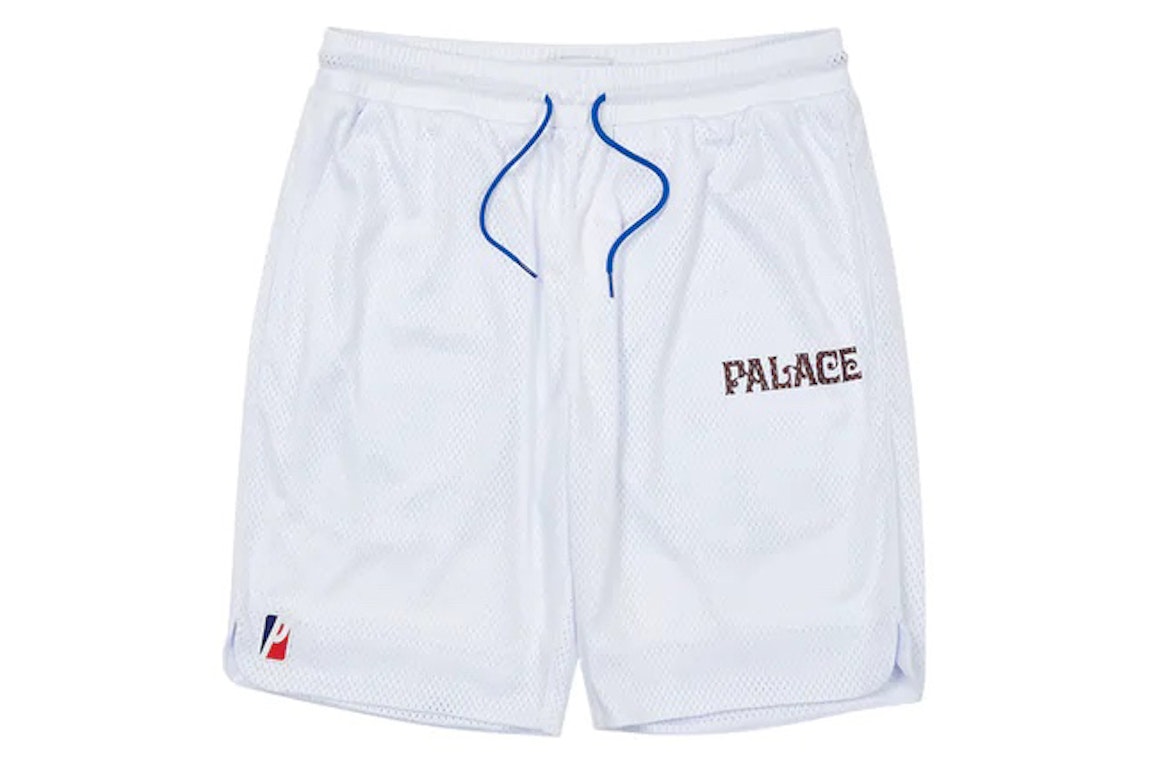 Pre-owned Palace Mesh Practice Shorts White