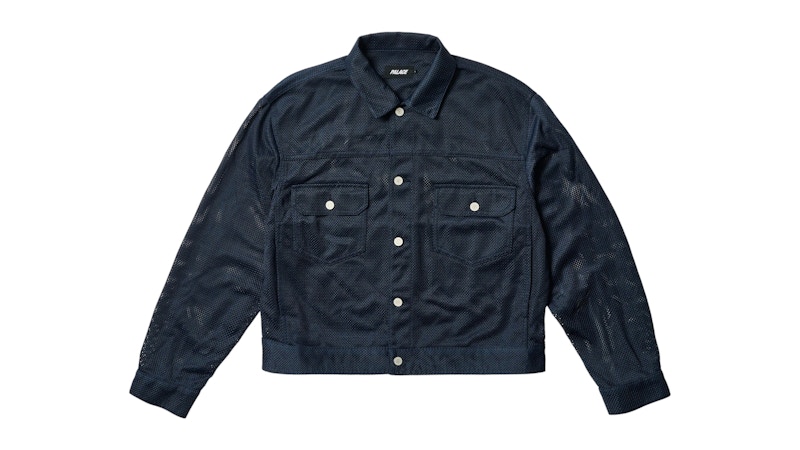 Palace Mesh Trucker Jacket Navy