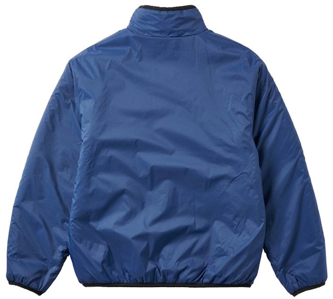 Palace Mirage Reversible Fleece Jacket Blue Men's - FW21 - US