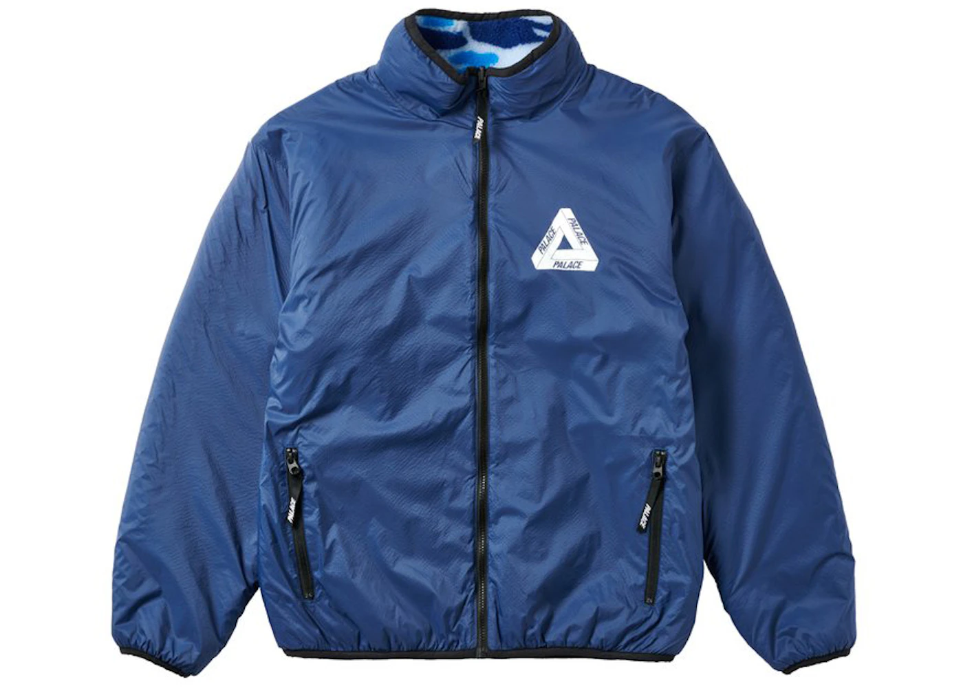 Palace Mirage Reversible Fleece Jacket Blue Men's FW21 US