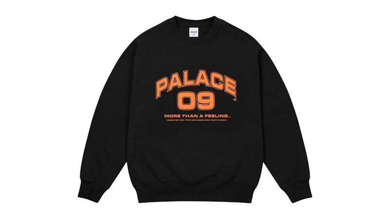Palace More Than A Feeling Crew Black Men's - FW25 - US