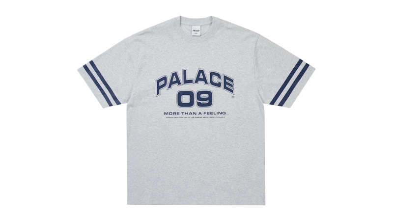 Palace More Than A Feeling T-Shirt Grey Marl Men's - FW25 - US