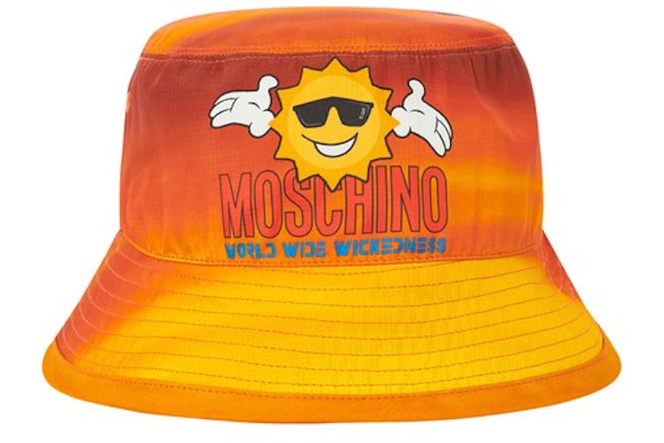 Palace Moschino Bucket Hat Orange Cloud