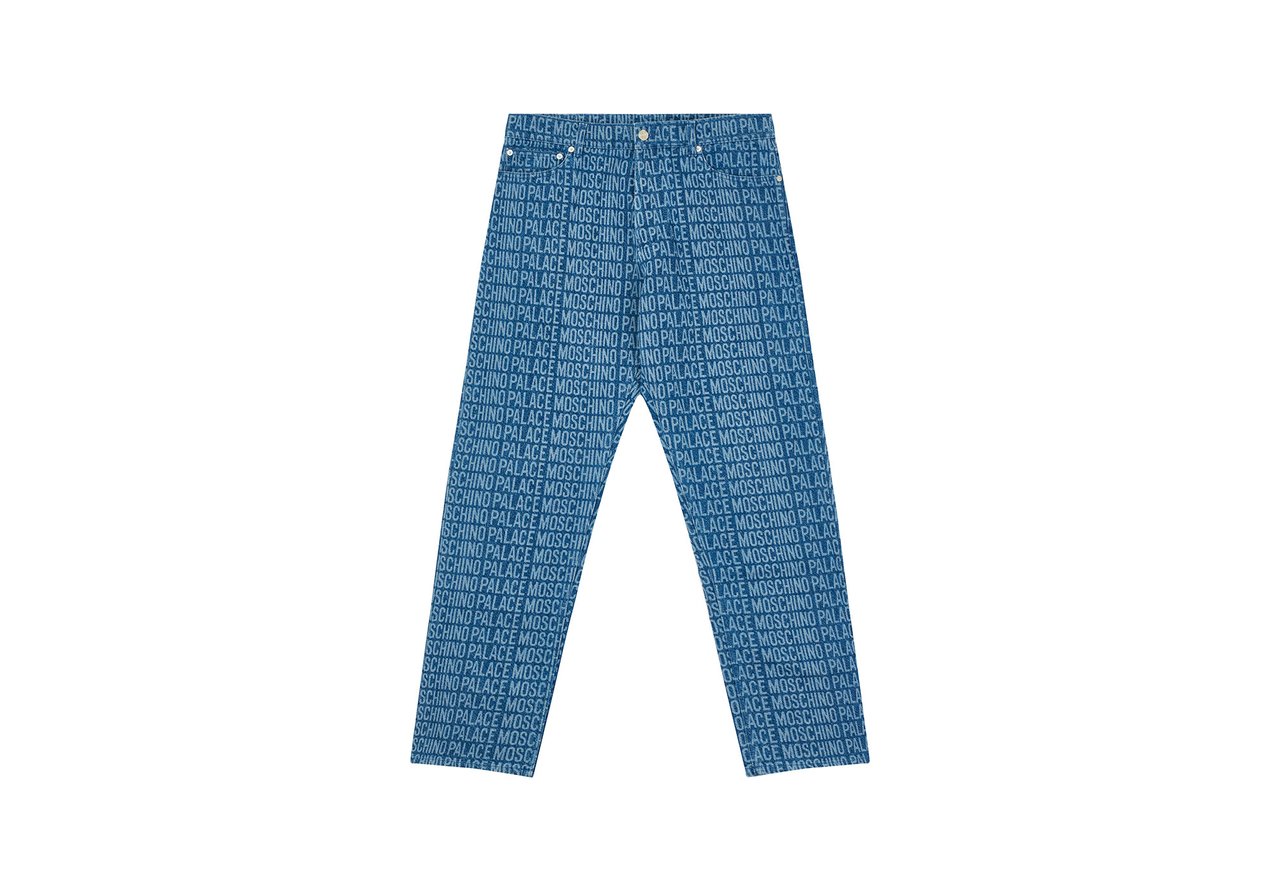 moschino pattern jeans