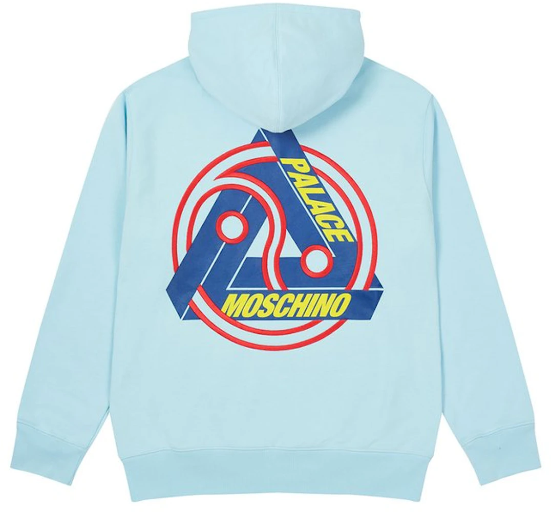 Moschino Kids Blue Monogram Logo Sweatshirt
