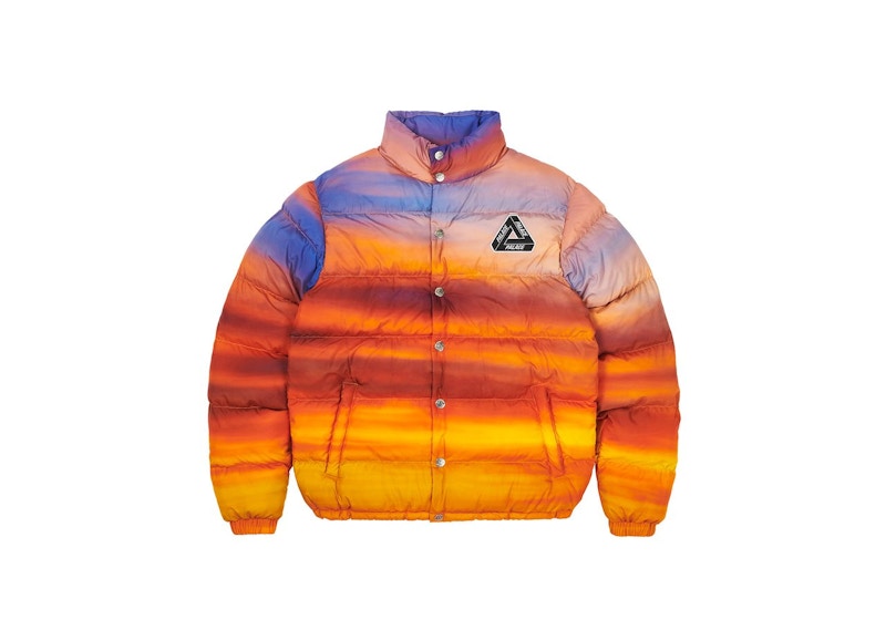 Palace Moschino Puffa Jacket Orange Cloud Men's - FW20 - GB